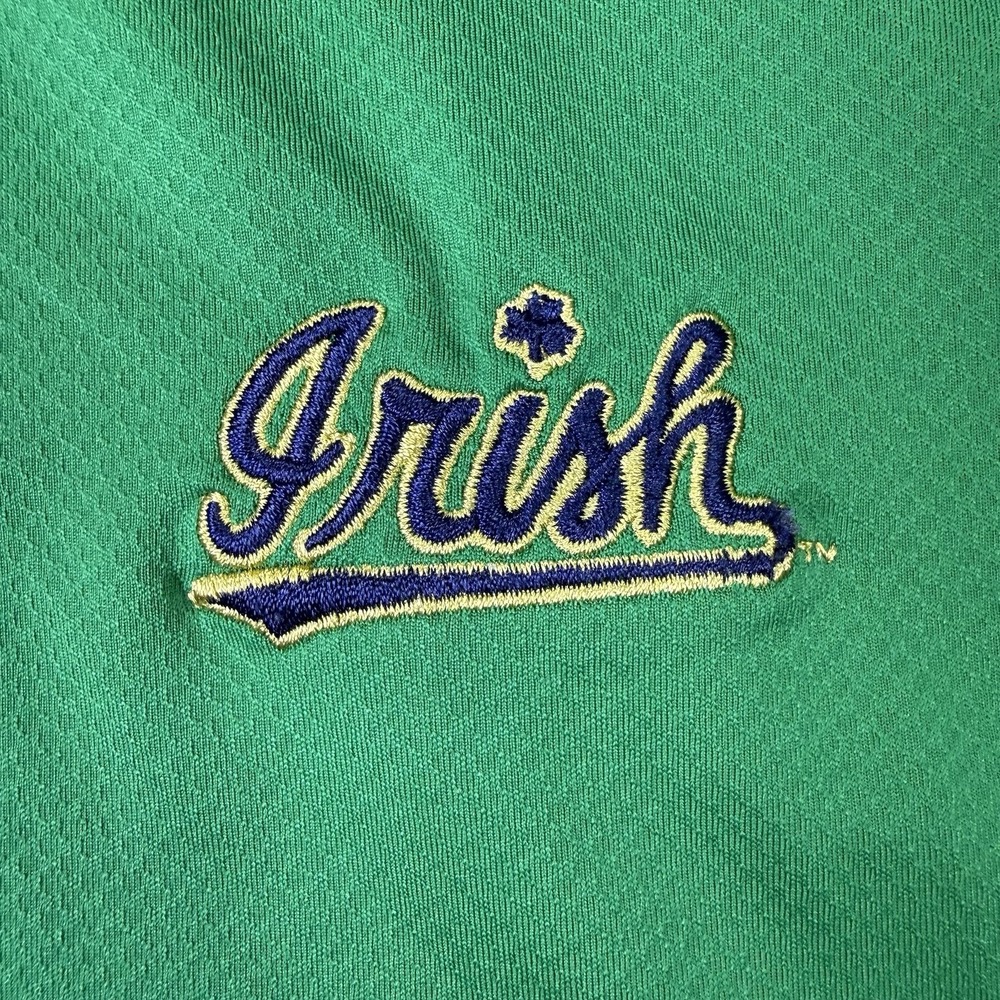 Under Armour Notre Dame Fighting Irish Performance Golf Polo Shirt Geen Mens S - Picture 6 of 8